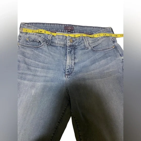 NYDJ Not Your Daughters Blue Jeans Womens 14 Lift Tuck Technology Stretch Ankle - Picture 11 of 16